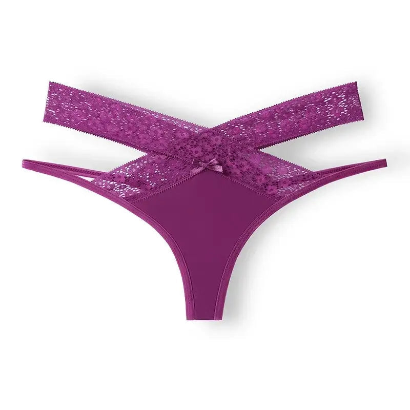 1PCS Sexy Lace Women Panties Seamless Underwear Hollow Out Sensual Lingerie Female Breathable Thongs T-back G-string