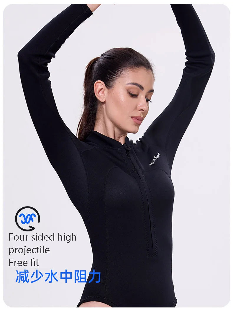2mm Women’s Neoprene Long Sleeve Wetsuit