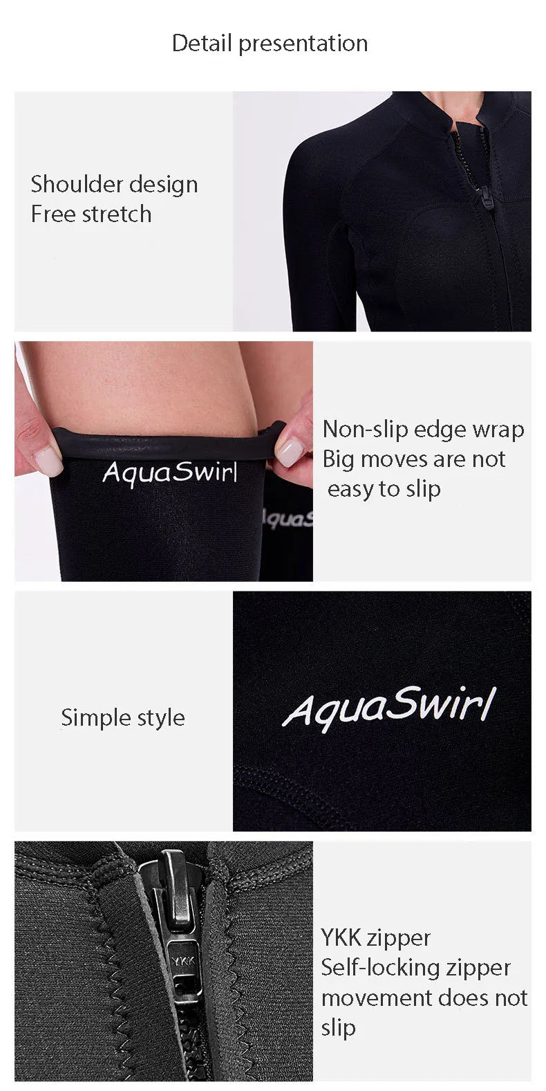 2mm Women’s Neoprene Long Sleeve Wetsuit