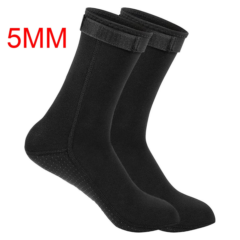 5mm Neoprene Socks – Non-Slip Surf Swimming Fins Socks