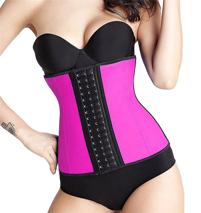 AfruliA Fajas Colombian Girdle Waist Trainer – Double Compression Body Shaper
