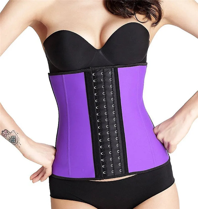 AfruliA Fajas Colombian Girdle Waist Trainer – Double Compression Body Shaper