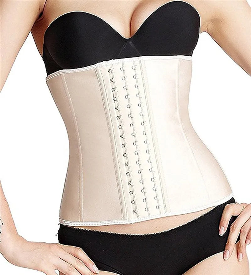 AfruliA Fajas Colombian Girdle Waist Trainer – Double Compression Body Shaper