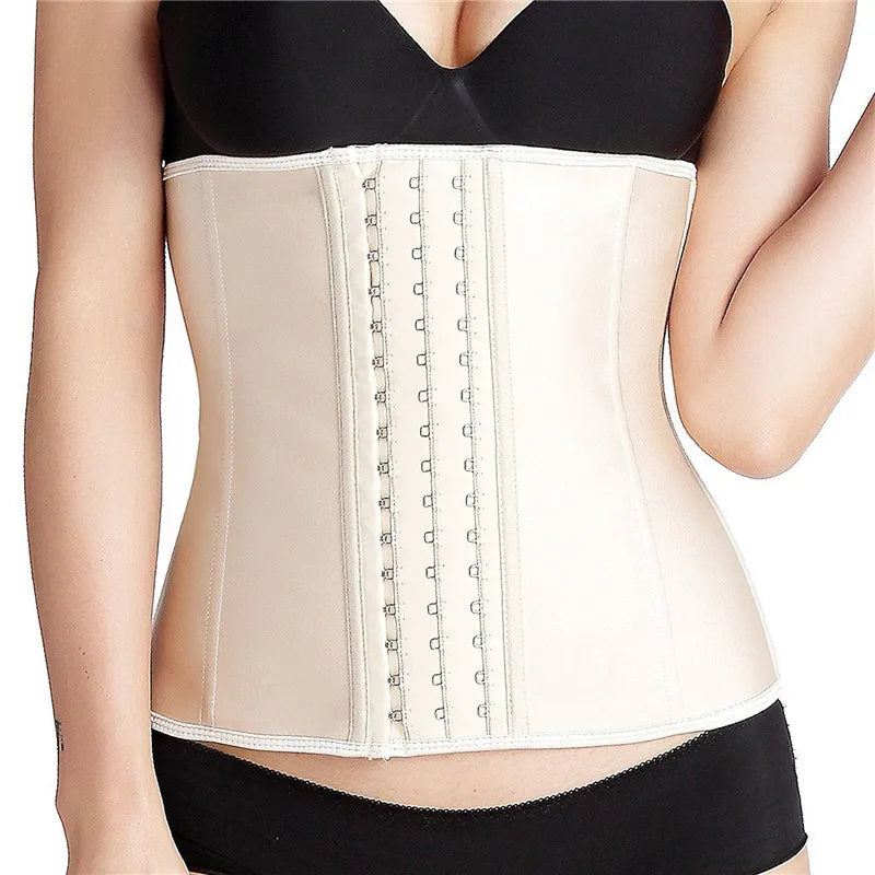 AfruliA Fajas Colombian Girdle Waist Trainer – Double Compression Body Shaper