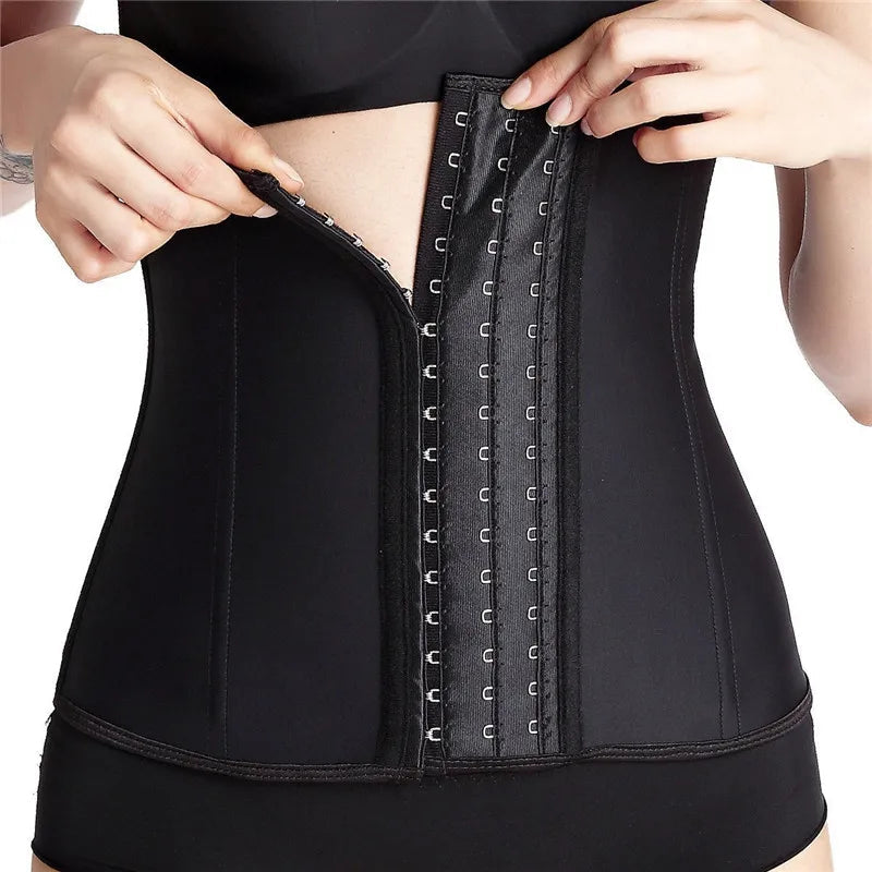 AfruliA Fajas Colombian Girdle Waist Trainer – Double Compression Body Shaper