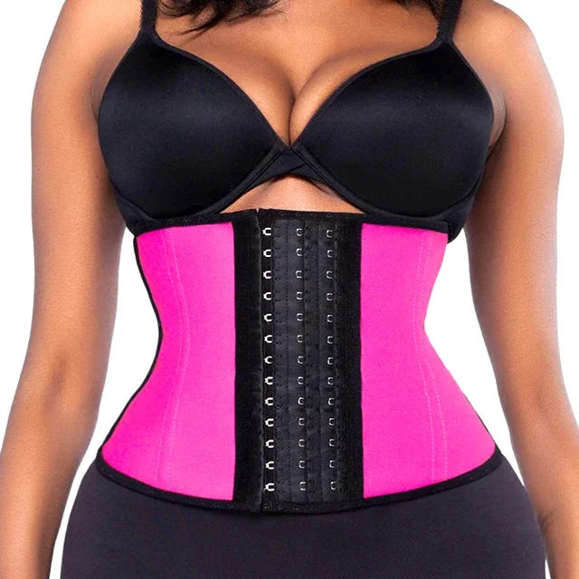 AfruliA Fajas Colombian Girdle Waist Trainer – Double Compression Body Shaper