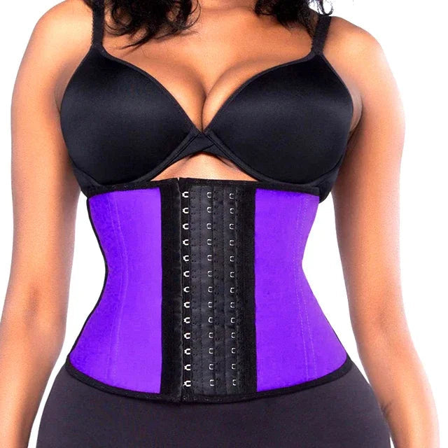 AfruliA Fajas Colombian Girdle Waist Trainer – Double Compression Body Shaper