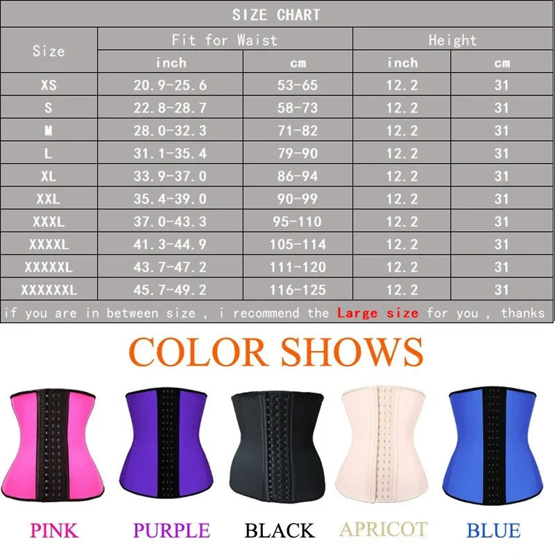 AfruliA Fajas Colombian Girdle Waist Trainer – Double Compression Body Shaper