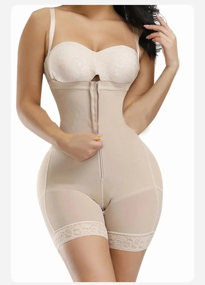 AfruliA Fajas Colombiana Full Body Shaper – Butt Lifter & Tummy Control Bodysuit