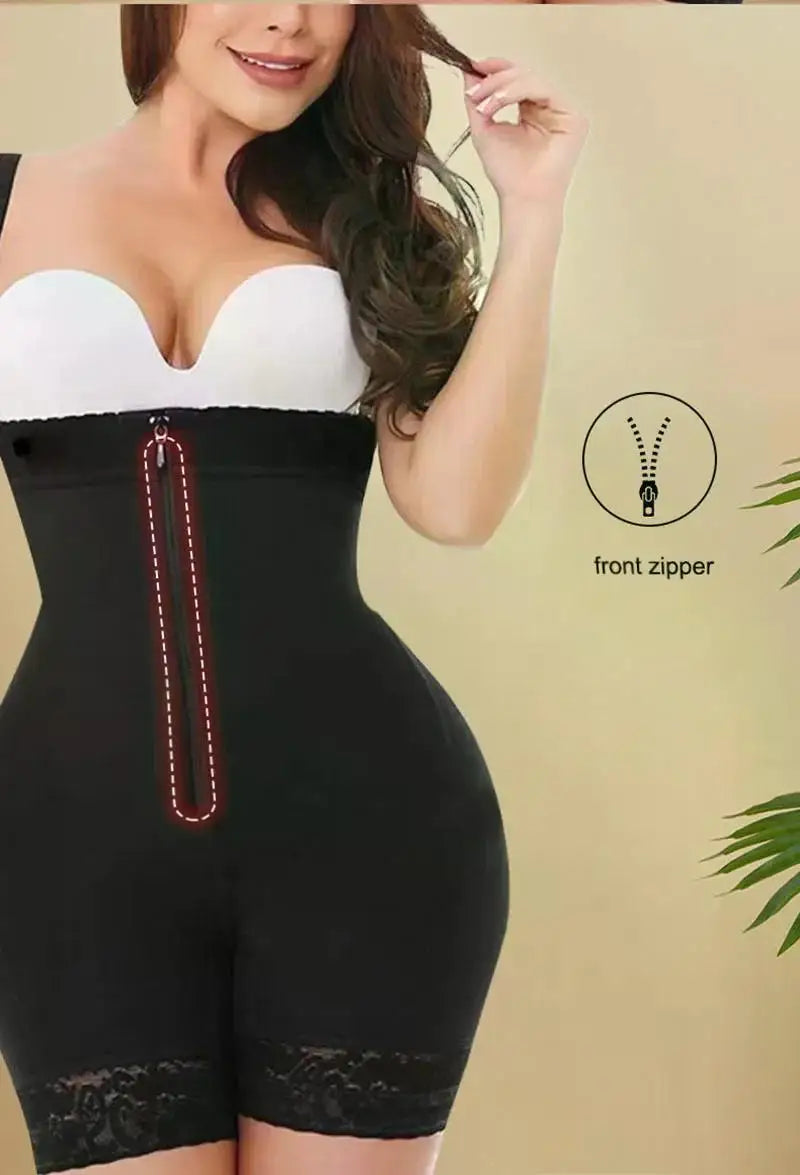 AfruliA Fajas Colombiana Full Body Shaper – Butt Lifter & Tummy Control Bodysuit
