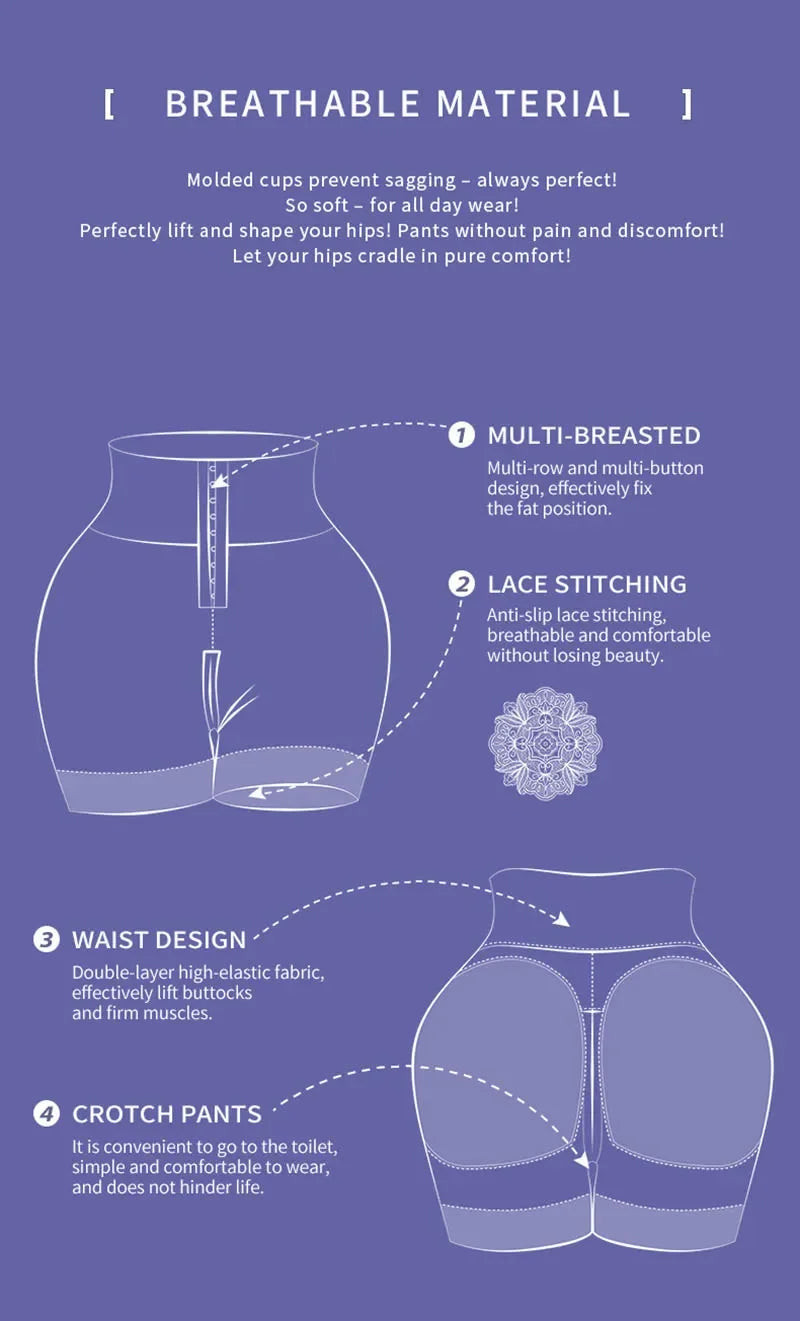 AfruliA High Waist Trainer Slimming Sheath Corset Body Shaper – BBL Control Panties