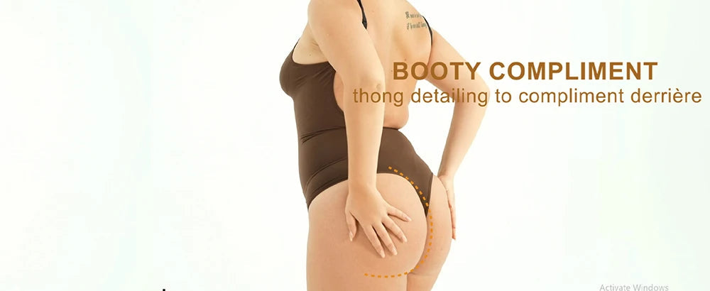 Backless Thong Bodysuit – Seamless Tummy Control Shapewear