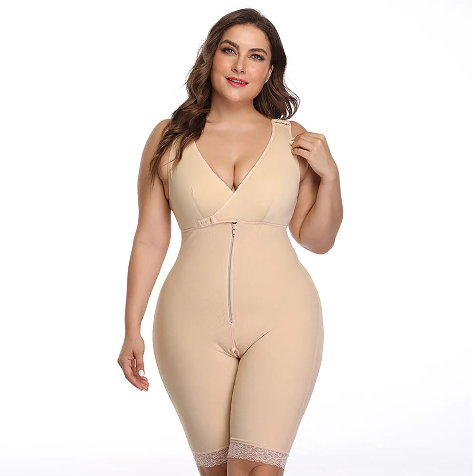 Beonlema Women’s Plus Size Slimming Bodysuit – Butt Lifter & Tummy Control Shapewear
