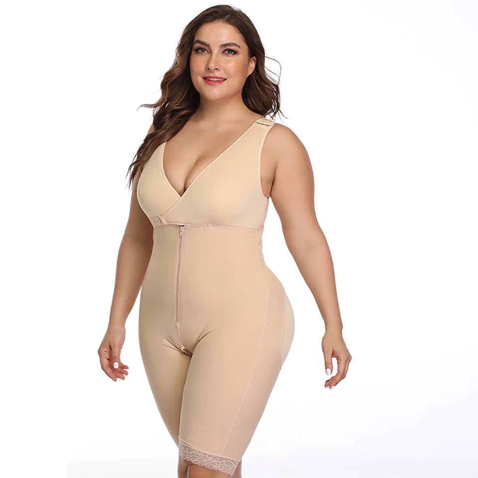 Beonlema Women’s Plus Size Slimming Bodysuit – Butt Lifter & Tummy Control Shapewear