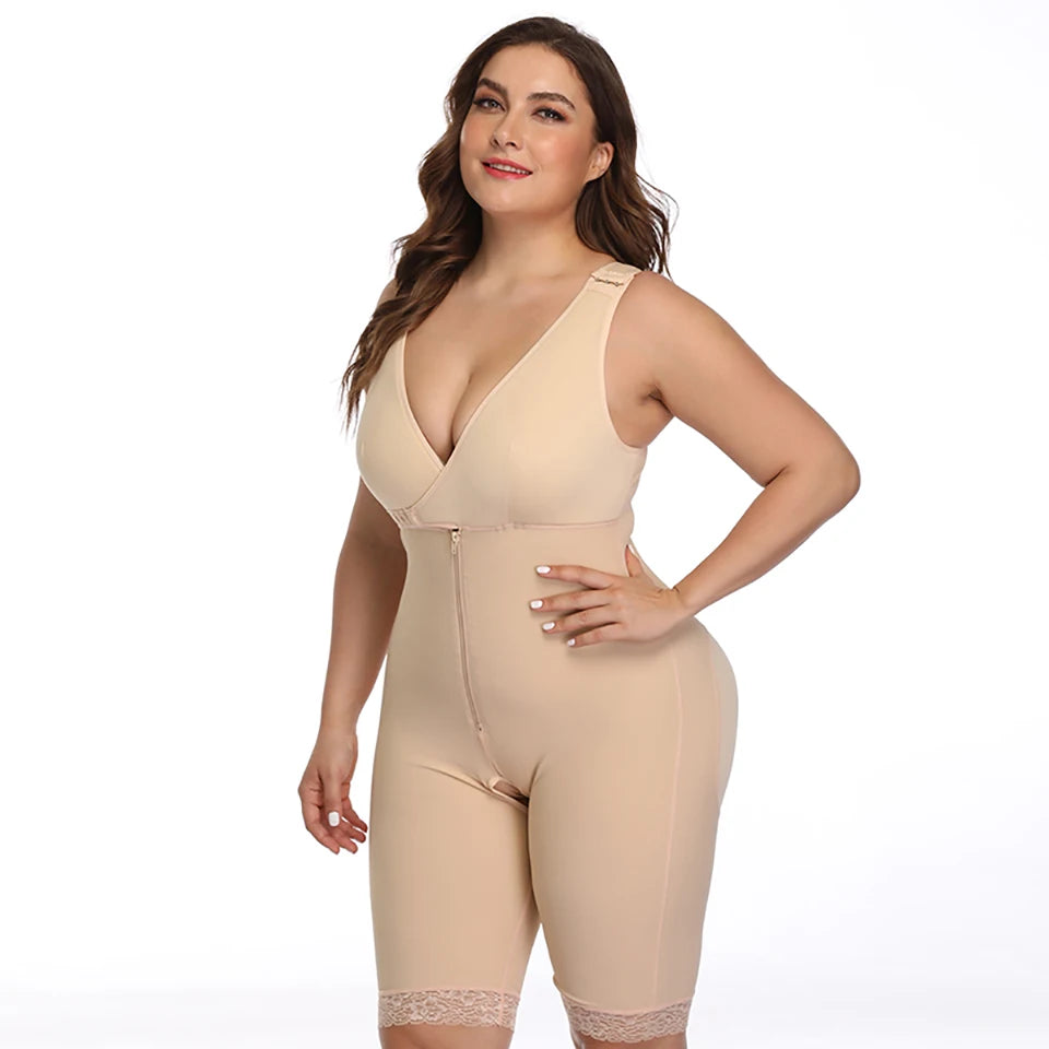 Beonlema Women’s Plus Size Slimming Bodysuit – Butt Lifter & Tummy Control Shapewear