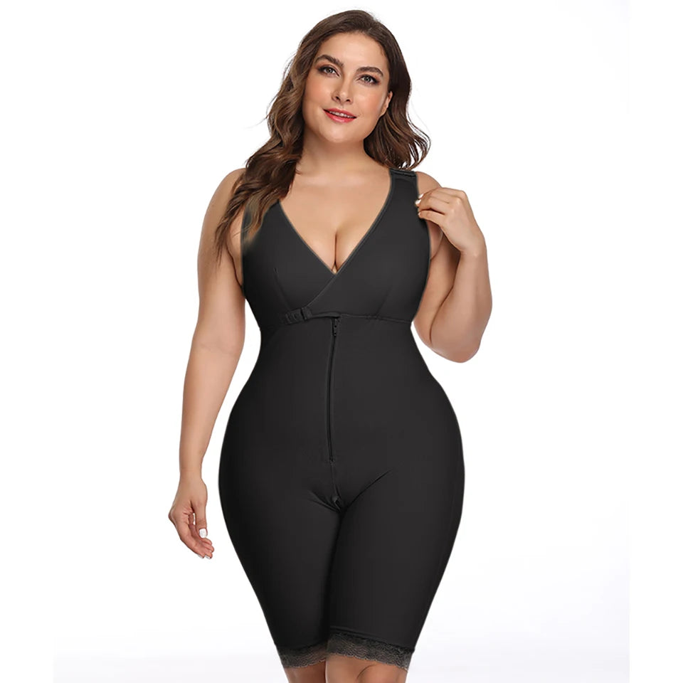 Beonlema Women’s Plus Size Slimming Bodysuit – Butt Lifter & Tummy Control Shapewear