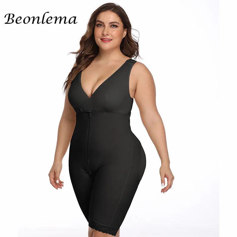 Beonlema Women’s Plus Size Slimming Bodysuit – Butt Lifter & Tummy Control Shapewear