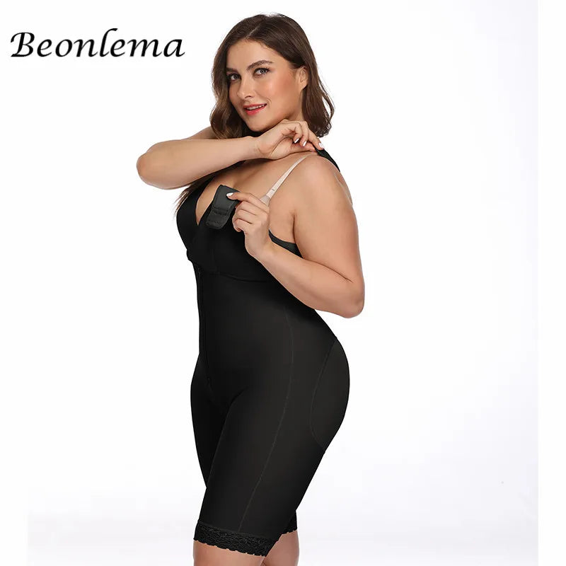 Beonlema Women’s Plus Size Slimming Bodysuit – Butt Lifter & Tummy Control Shapewear