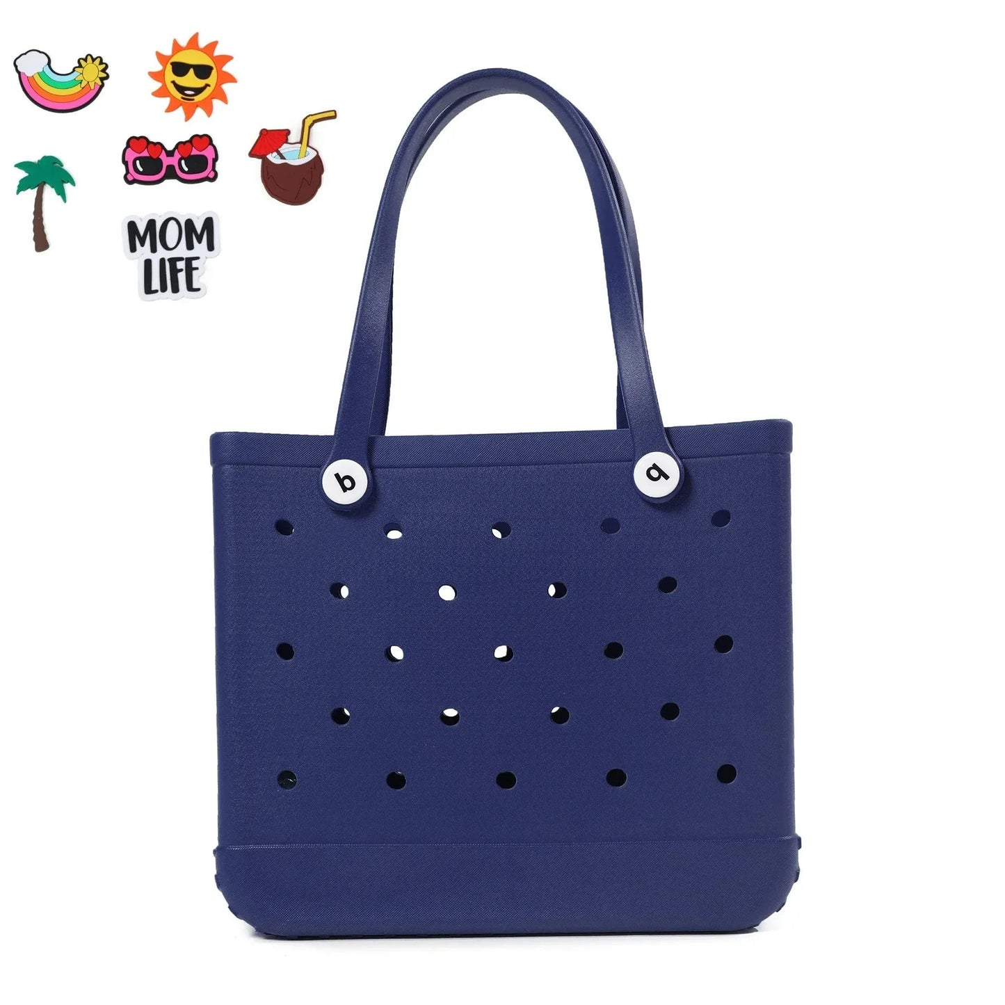 Boggs Summer EVA Beach Basket - Waterproof Picnic & Shopping Tote Bag