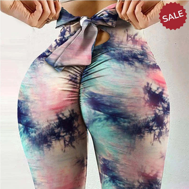 Bowknot High-Waist Workout Leggings
