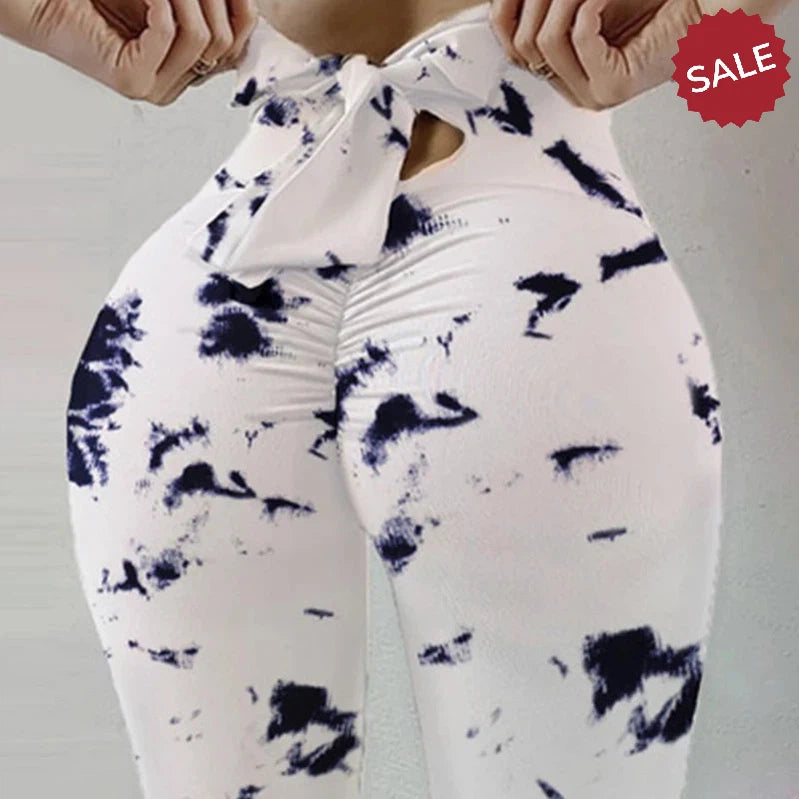 Bowknot High-Waist Workout Leggings