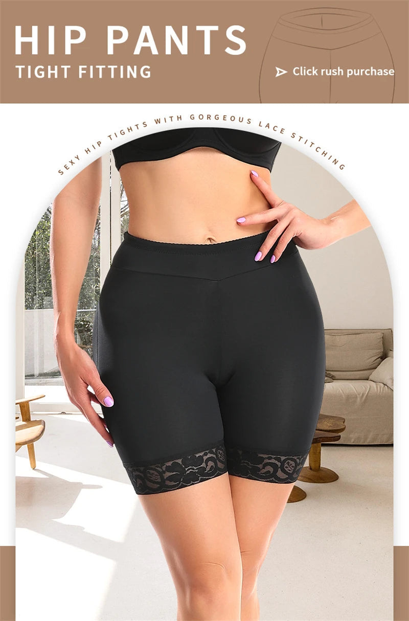 Butt Lifter Shapewear Shorts – Women’s Fake Booty Hip Enhancer Body Shaper