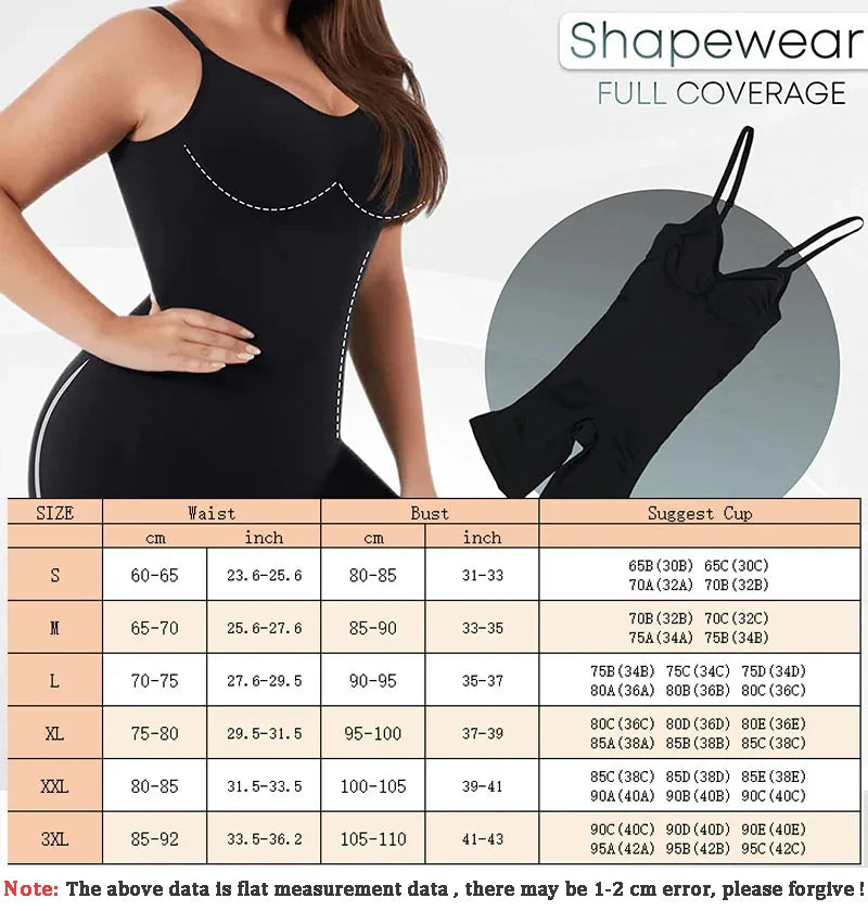 Comfort Seamless Printed Bodysuit – Plus Size Tummy Control Shapewear