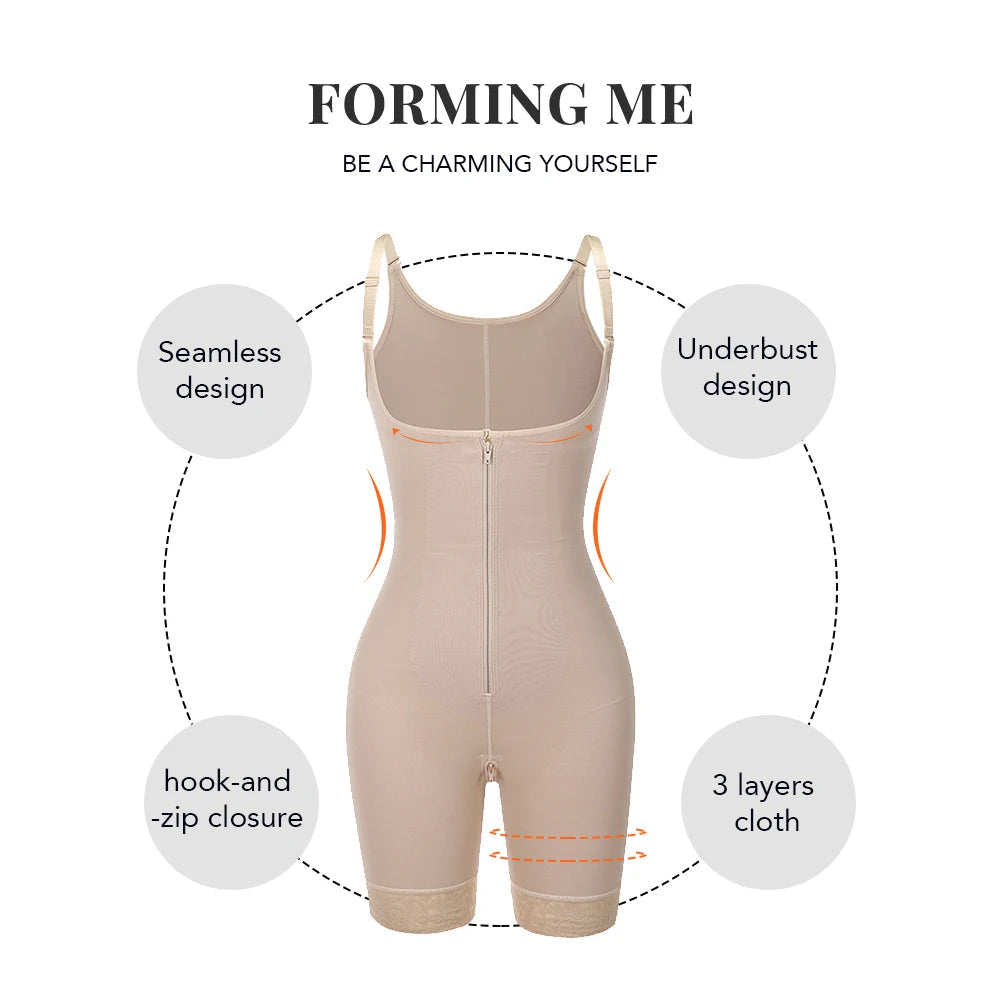 Fajas Colombianas Full Body Shaper – Postpartum Tummy Slimming