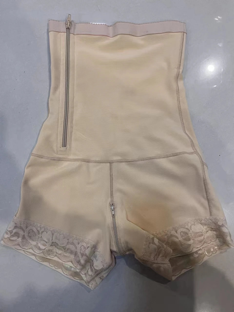 Fajas Colombianas Side Zipper Waist Trainer Butt-Lifting Shapewear