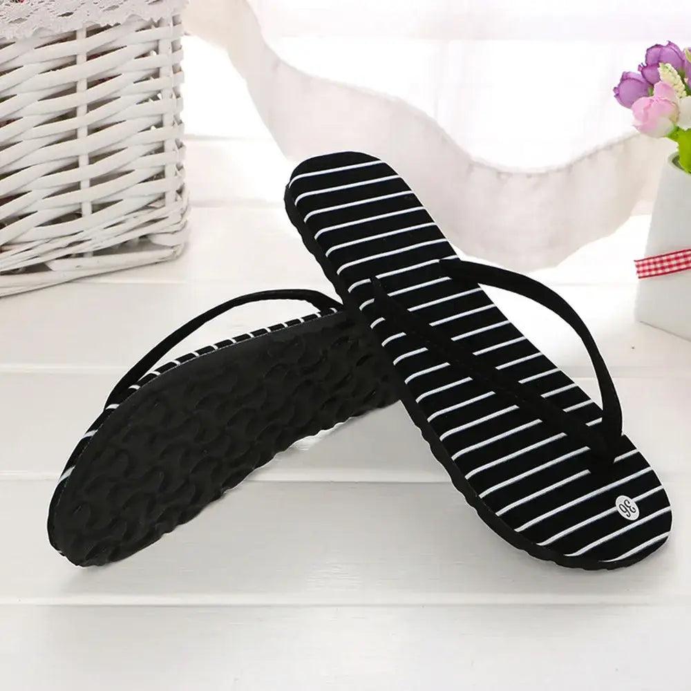 Fashion Rubber Leopard Print Flip Flops