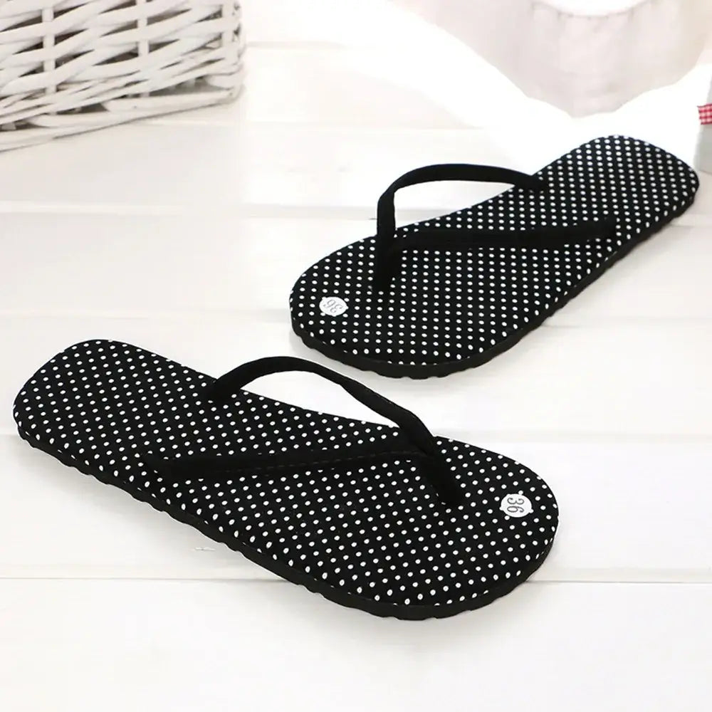 Fashion Rubber Leopard Print Flip Flops