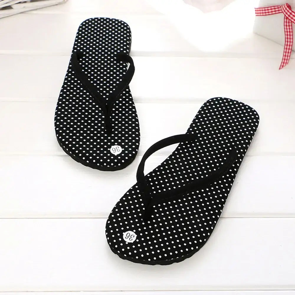 Fashion Rubber Leopard Print Flip Flops