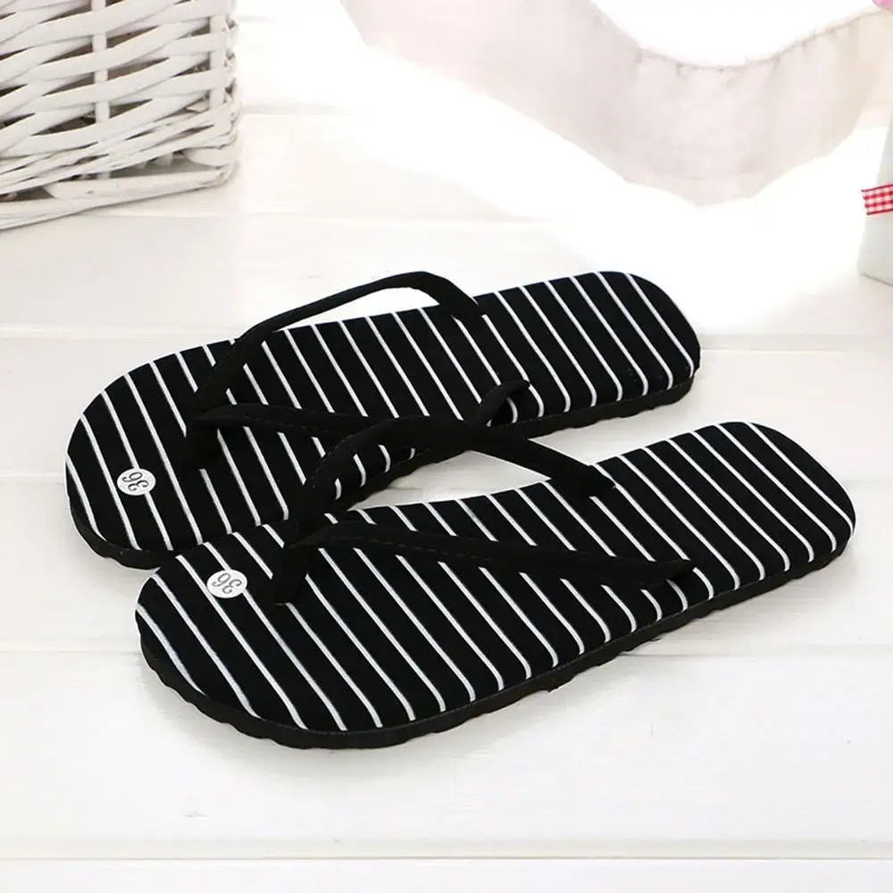 Fashion Rubber Leopard Print Flip Flops