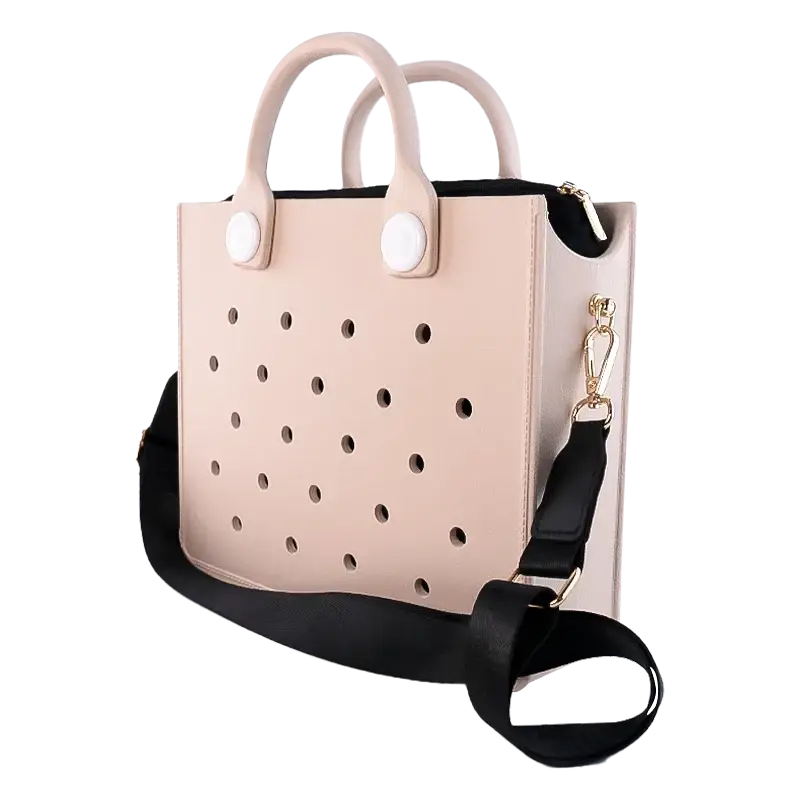 Fashionable Women’s Tote Bag - Fashion Outdoor Beach Bag, Soft Rubber Travel Handbag, Large Capacity