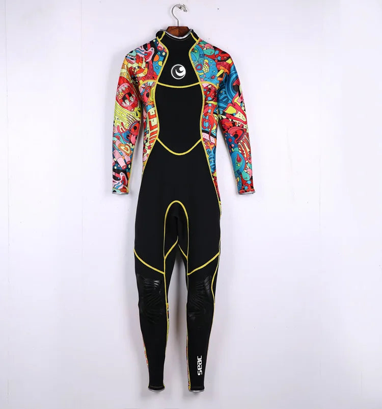 HISEA 3mm Women’s Neoprene Wetsuit with Colour Stitching