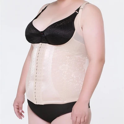 High Elastic Adjustable Slimming Body Shaper for Women – Plus Size Waist Corset Bodysuit