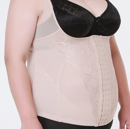 High Elastic Adjustable Slimming Body Shaper for Women – Plus Size Waist Corset Bodysuit