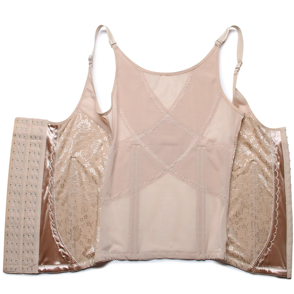 High Elastic Adjustable Slimming Body Shaper for Women – Plus Size Waist Corset Bodysuit