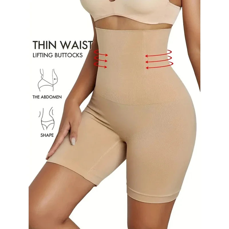 High-Waist Shaping Boyshort Panties – Tummy Control & Butt Lift