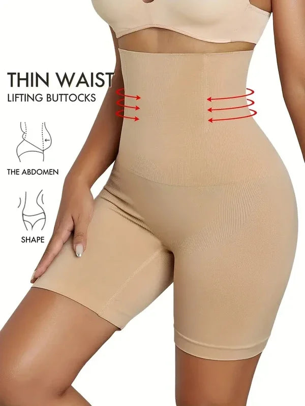 High-Waist Shaping Boyshort Panties – Tummy Control & Butt Lift