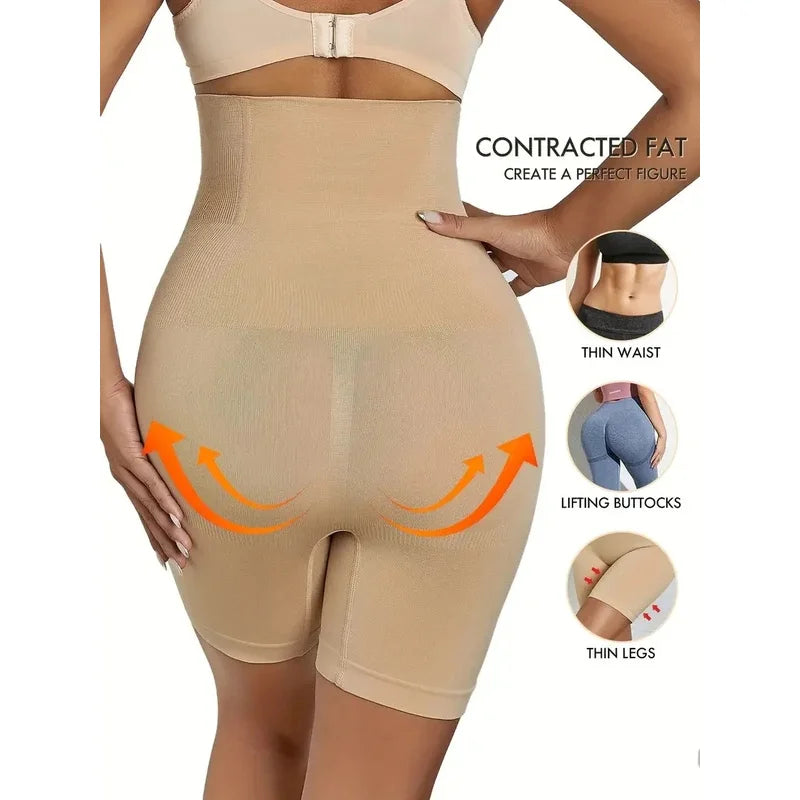 High-Waist Shaping Boyshort Panties – Tummy Control & Butt Lift