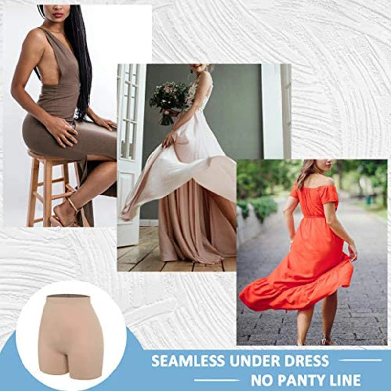 High-Waist Thigh Slimmer Shapewear Panties – Seamless Tummy Control