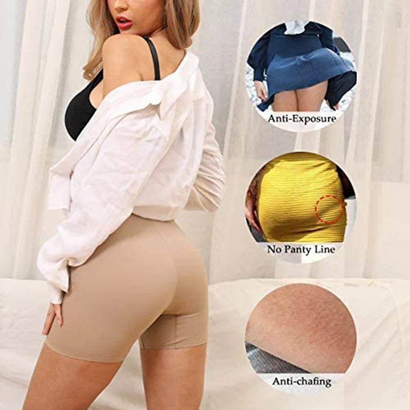 High-Waist Thigh Slimmer Shapewear Panties – Seamless Tummy Control