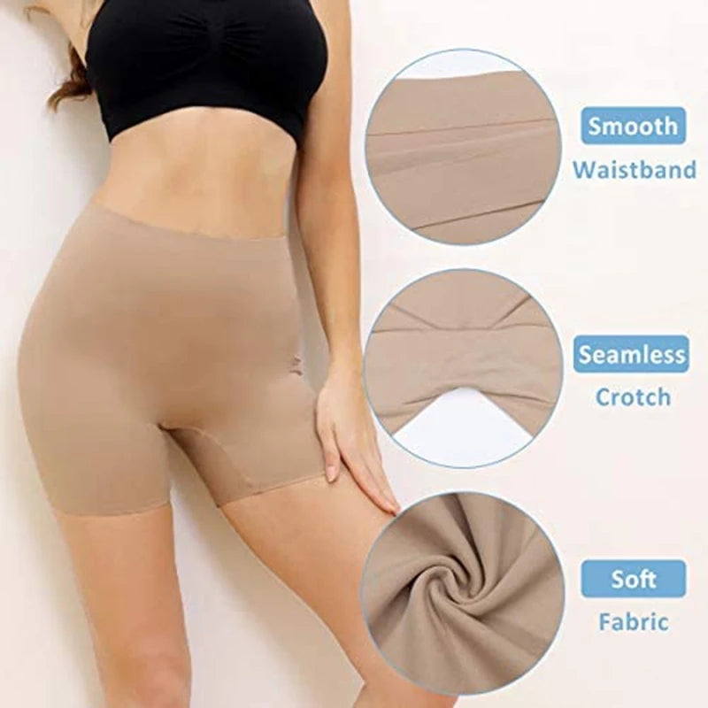 High-Waist Thigh Slimmer Shapewear Panties – Seamless Tummy Control