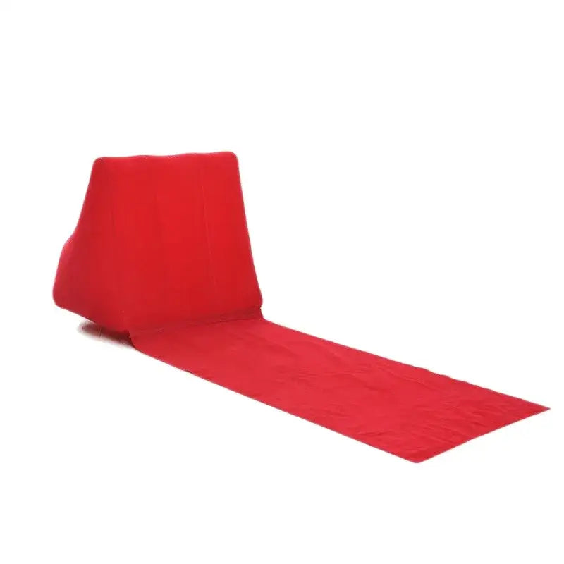 Inflatable Travel Mattress Foldable Soft Beach Mat Air Bed Chair Seat Camping Beaching Leisure Lounger Back Pillow Cushion