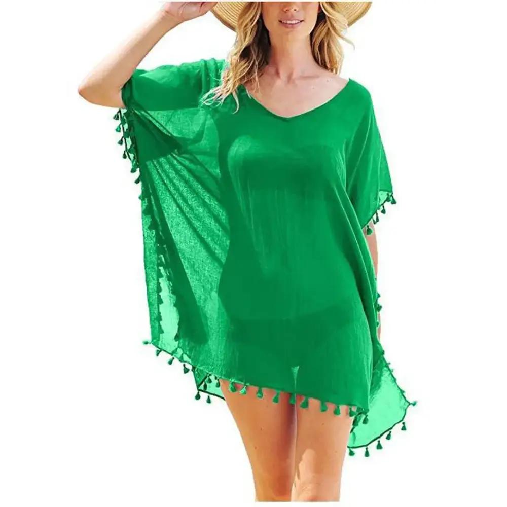 Lace Hollow Crochet Beach Cover Up - Summer Swimsuit Tunic for Women 2024