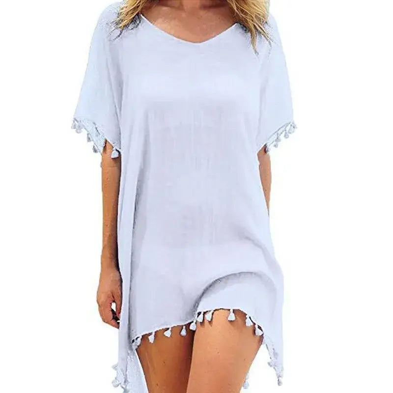 Lace Hollow Crochet Beach Cover Up - Summer Swimsuit Tunic for Women 2024