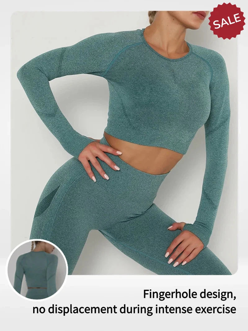 Long Sleeve Yoga and Workout Top for Women