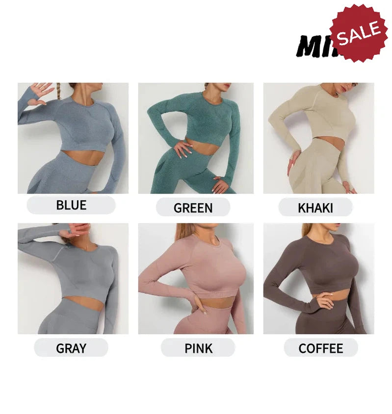 Long Sleeve Yoga and Workout Top for Women