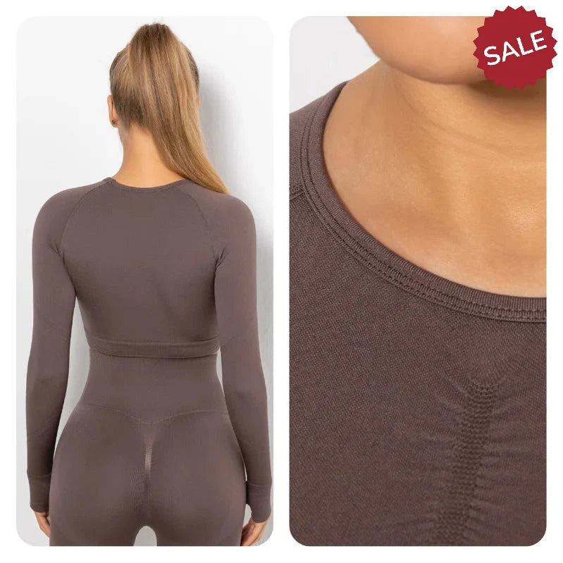 Long Sleeve Yoga and Workout Top for Women